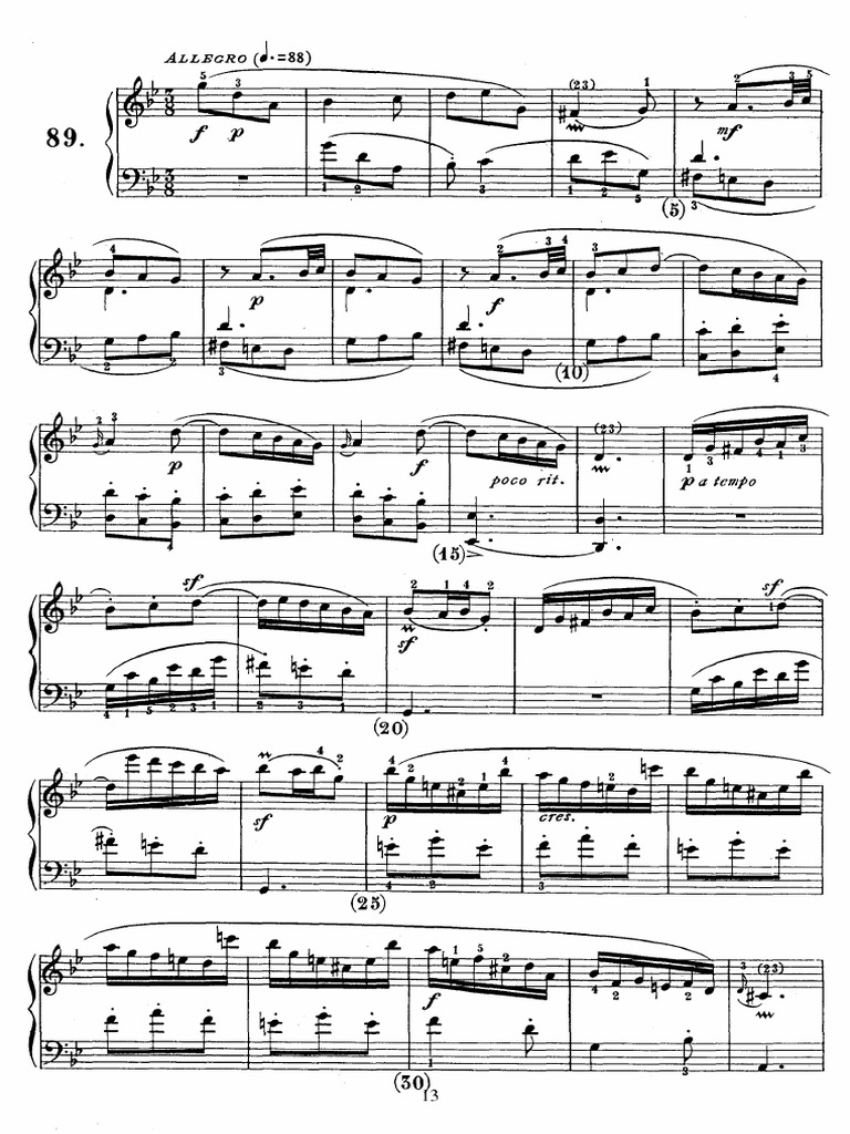 Complete Score - Keyboard Sonata in G Minor, K.102 (Scarlatti) | PDF