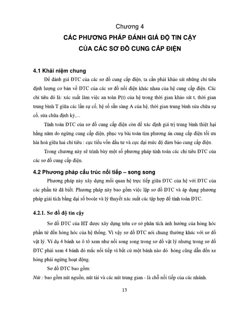 Chuong 4 Cac Phuong Phap Tinh Toan Do Tin Cay - Anti | PDF