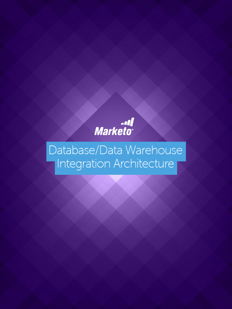 Marketo Data Integration Architecture | PDF | Databases | Business ...