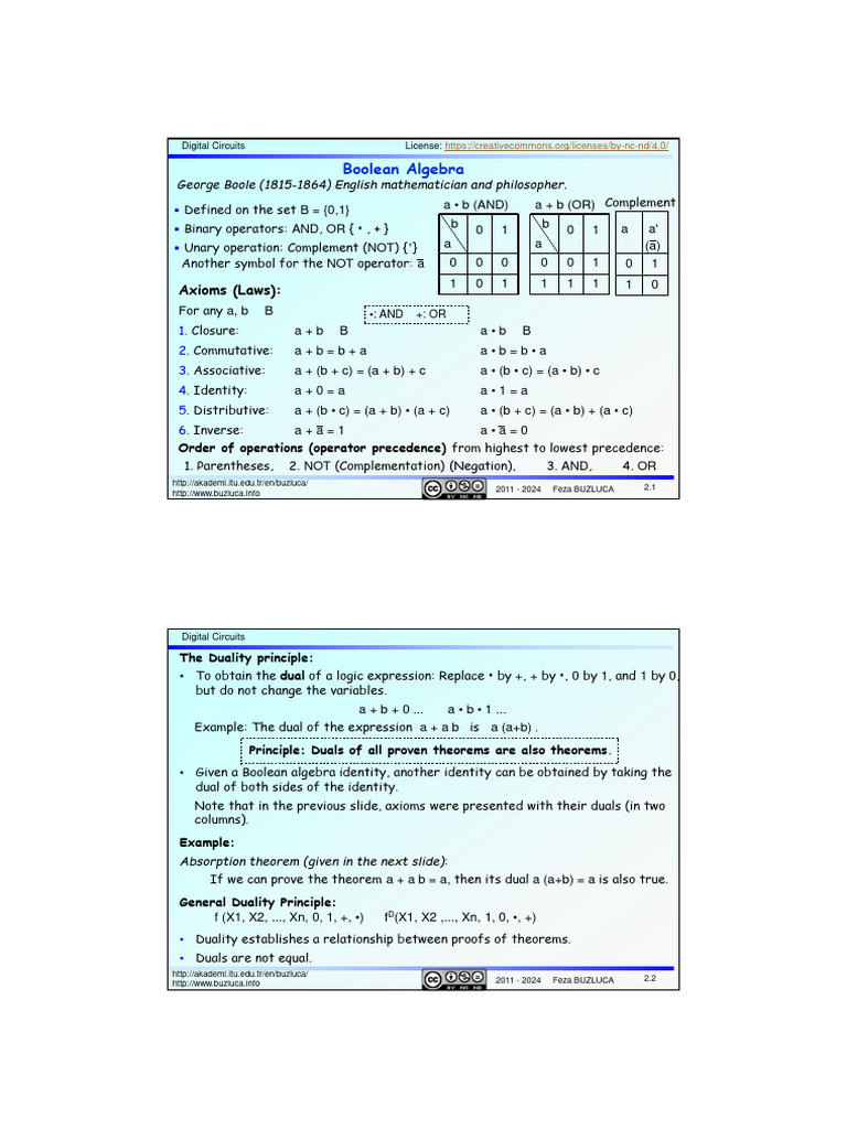 DC 02 | PDF | Boolean Algebra | Teaching Mathematics