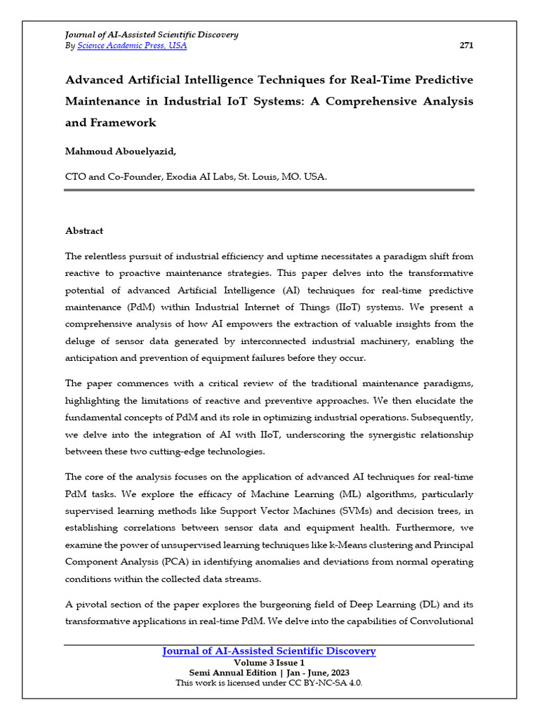 AI for Real-Time Predictive Maintenance | PDF | Artificial Intelligence ...