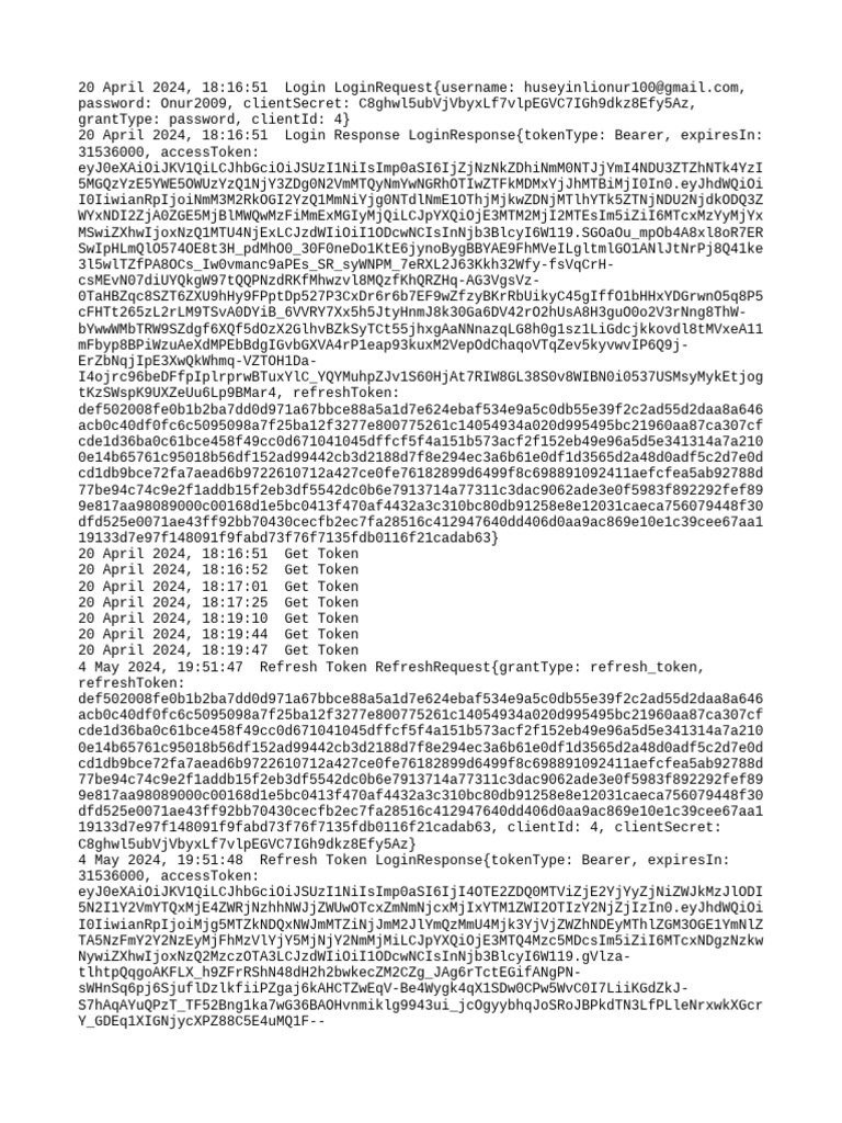 API Authentication Logs | PDF | Applications Of Cryptography | Utility ...