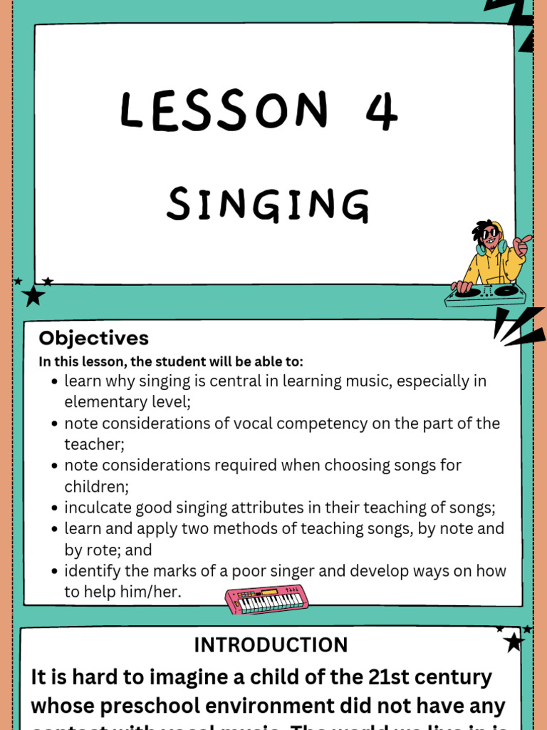 Music Elem | PDF | Singing | Pitch (Music)