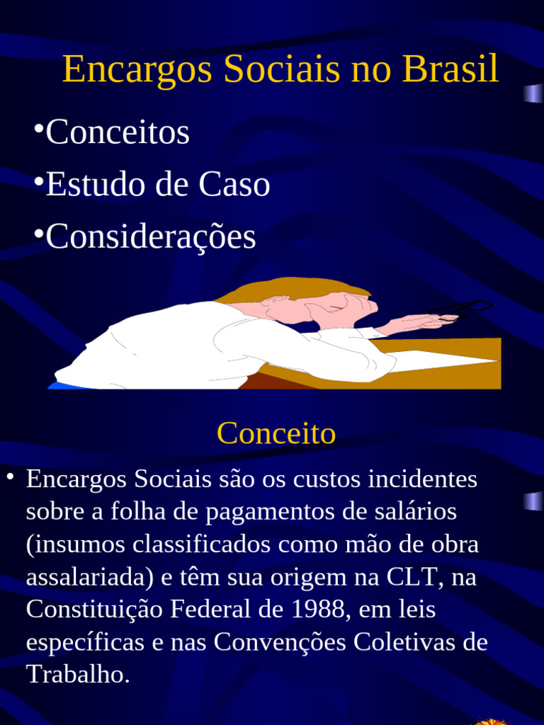 Estrutura e Impacto dos Encargos Sociais no Brasil | PDF | Salário ...