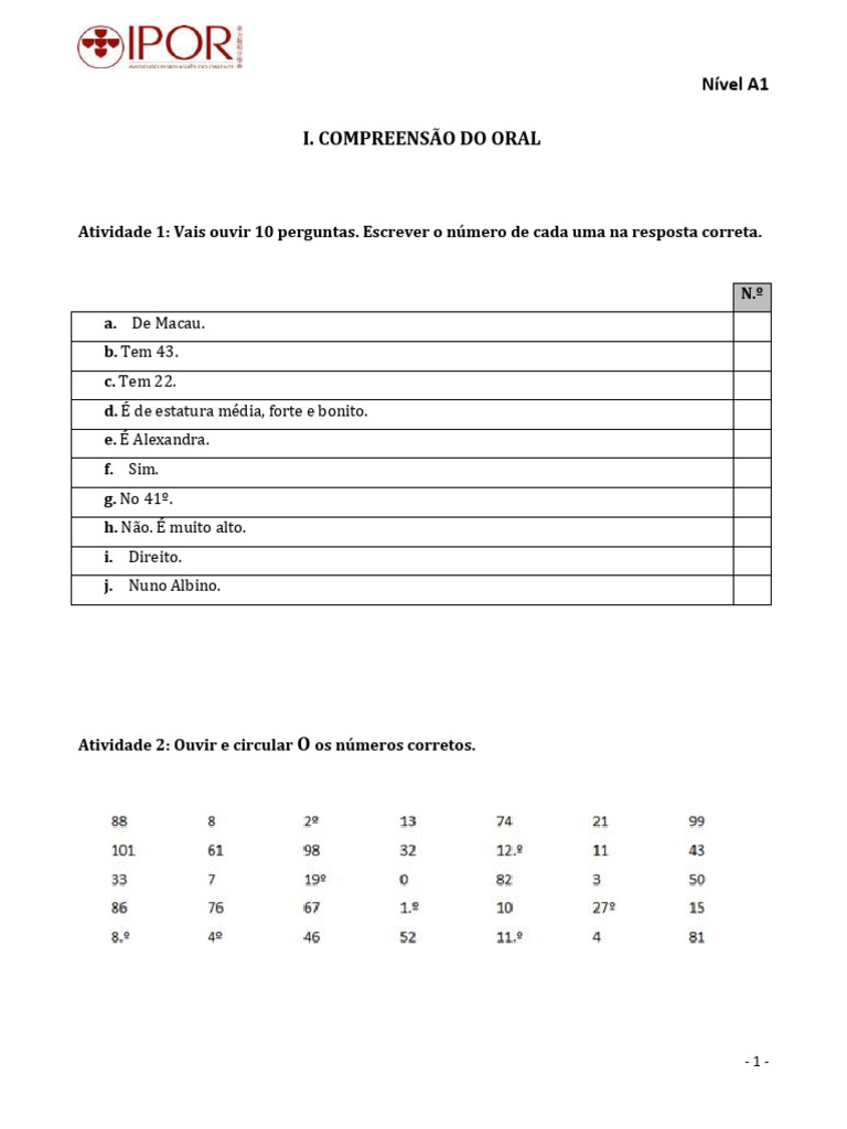 Ficha 2 | PDF | Artes Linguísticas e Disciplina