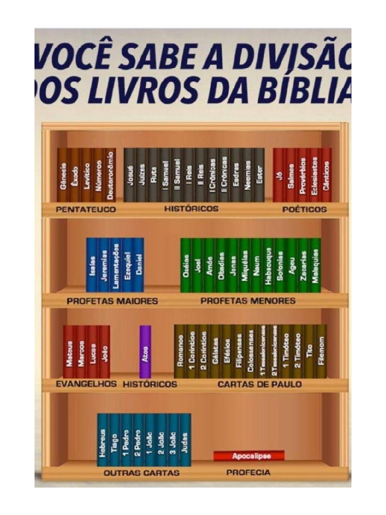 Divisão Dos Livros Da Biblia | PDF