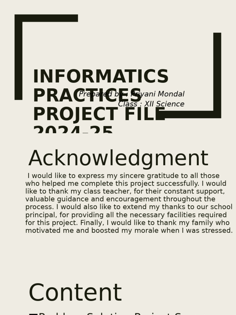 IP Presentation | PDF | Computing | Software