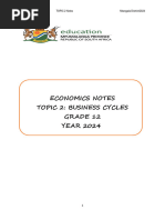 Grade 12 Circular Flow Economics Notes | PDF | Gross Domestic Product ...