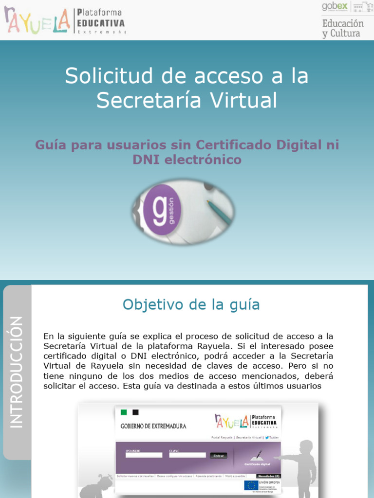 Solicitar Acceso A La SV | PDF | Contraseña | Documento de identidad