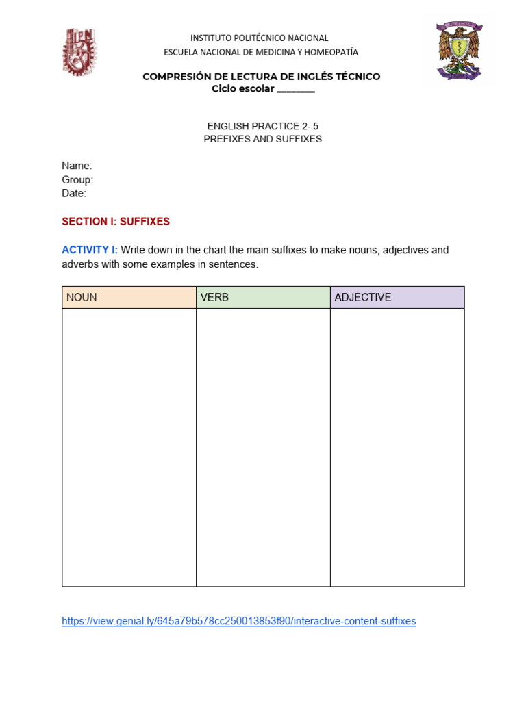 English Practice 2-5 - Prefixes and Suffixes | PDF | Pregnancy ...