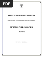 Examiners Report NSSCAS 2023 | PDF | Interest | Debt