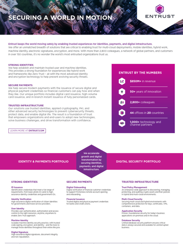 Secure Identities and Payment Solutions | PDF | Security | Computer ...