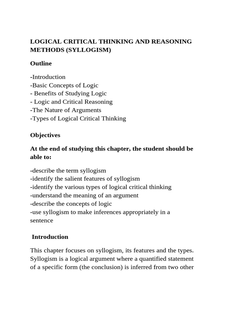 Logical Reasoning Syllogism Latest - 091740 | PDF | Logic | Argument