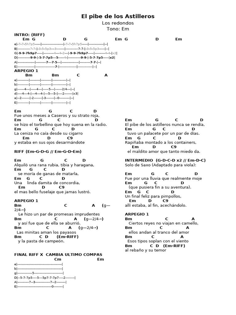 El Pibe de Los Astilleros | PDF