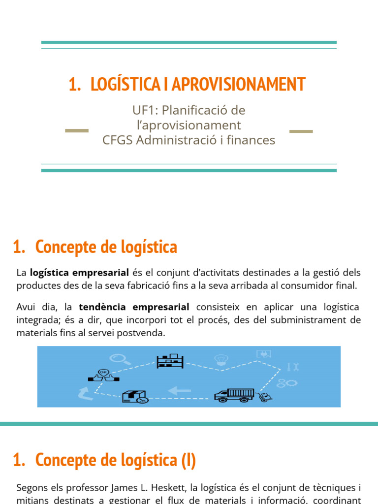 Logistica I Aprovisionament 4 | PDF