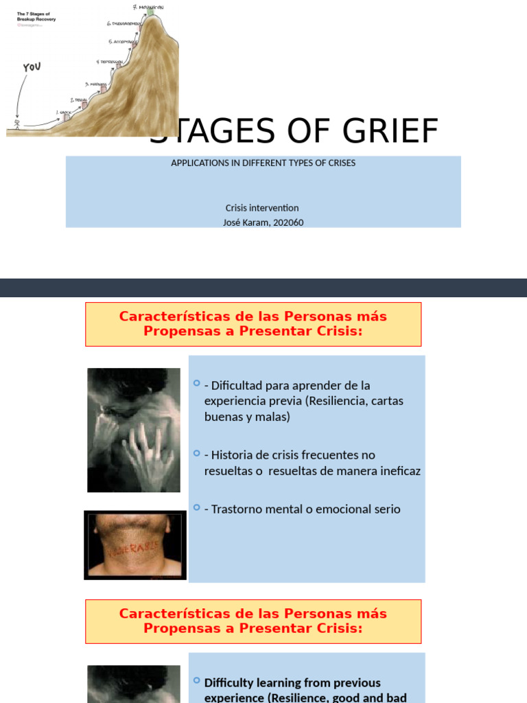 Etapas del duelo en crisis emocionales | PDF | Especialidades Medicas