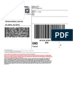 Turntable Fedex Label