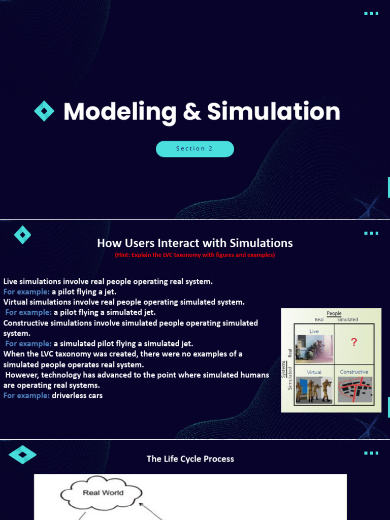 Understanding LVC Taxonomy in Simulations | PDF | Simulation | System