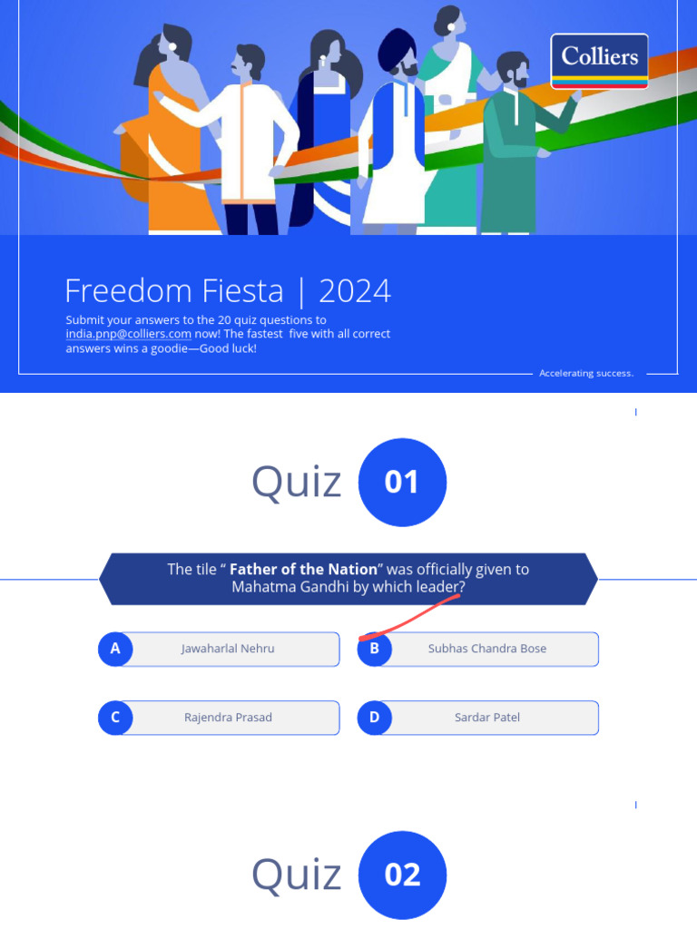 Freedom Fiesta | PDF | Jawaharlal Nehru | British India