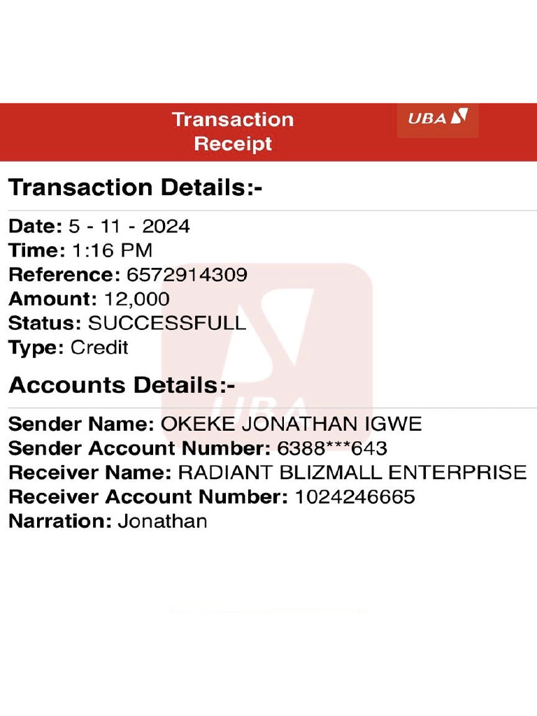 Transaction 79363939373937878 | PDF