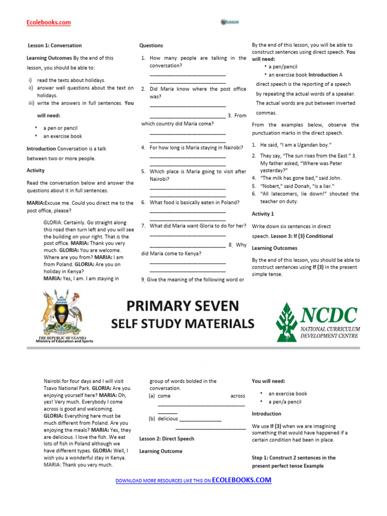 p7 Materials For Newspaper | PDF | Valley | Savanna