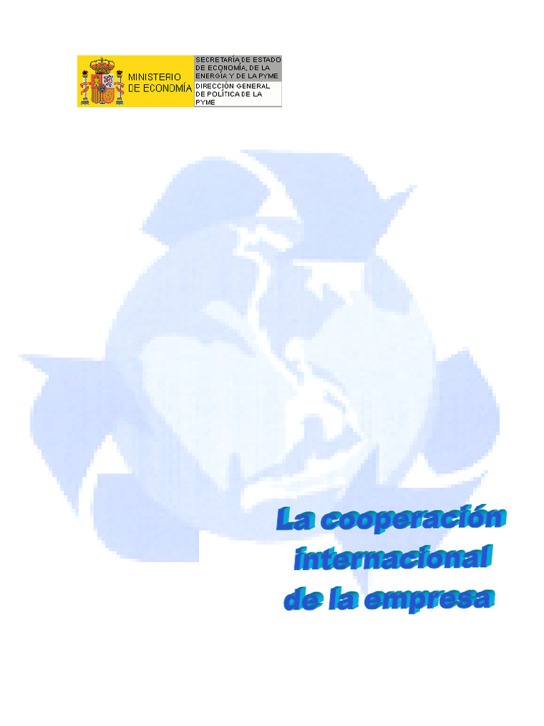 7 La Cooperación Internacional de La Empresa | PDF | Exportaciones ...