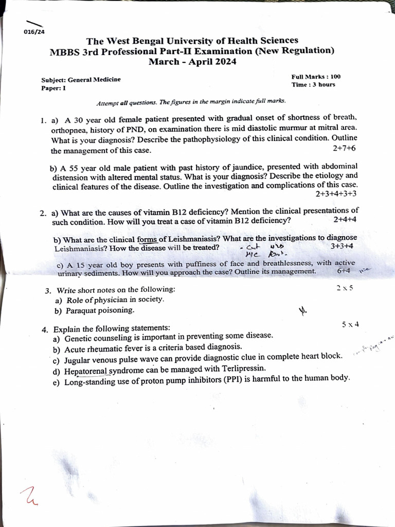 Mbbs Part 2, 2024 | PDF