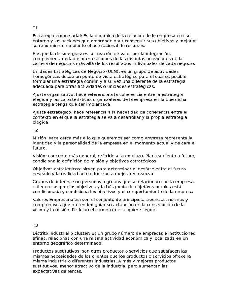 Definiciones EPE | PDF | Business | Mercado (economía)