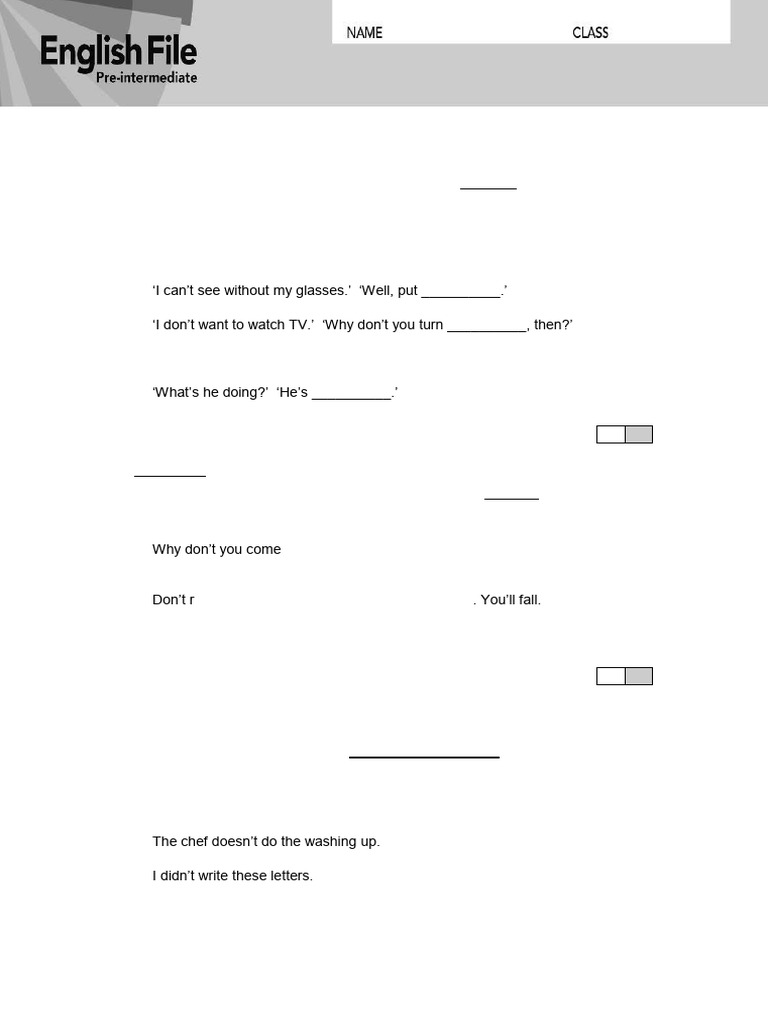 Ef4e Preint Filetest 10b Pdf Language Arts Discipline Foreign