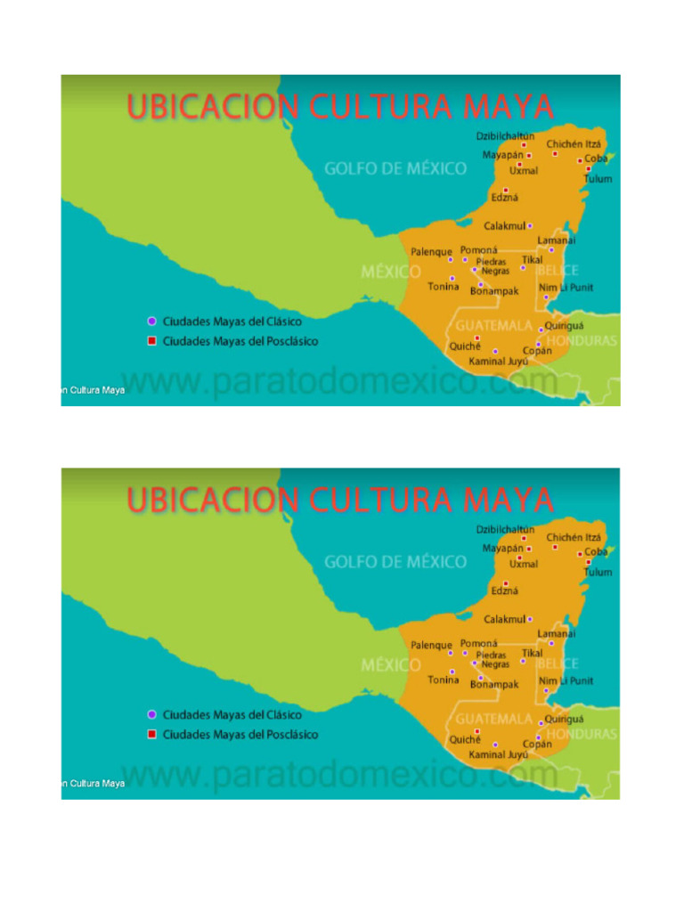 2.1. Mapa MAYAS | PDF