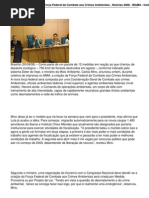 Minc Anuncia Criacao Da Forca Federal de Combate Aos Crimes Ambient a Is
