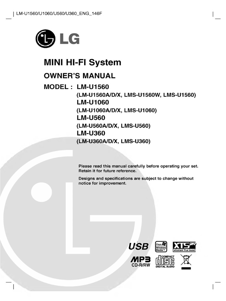 Manual LG LM-U1060 | PDF