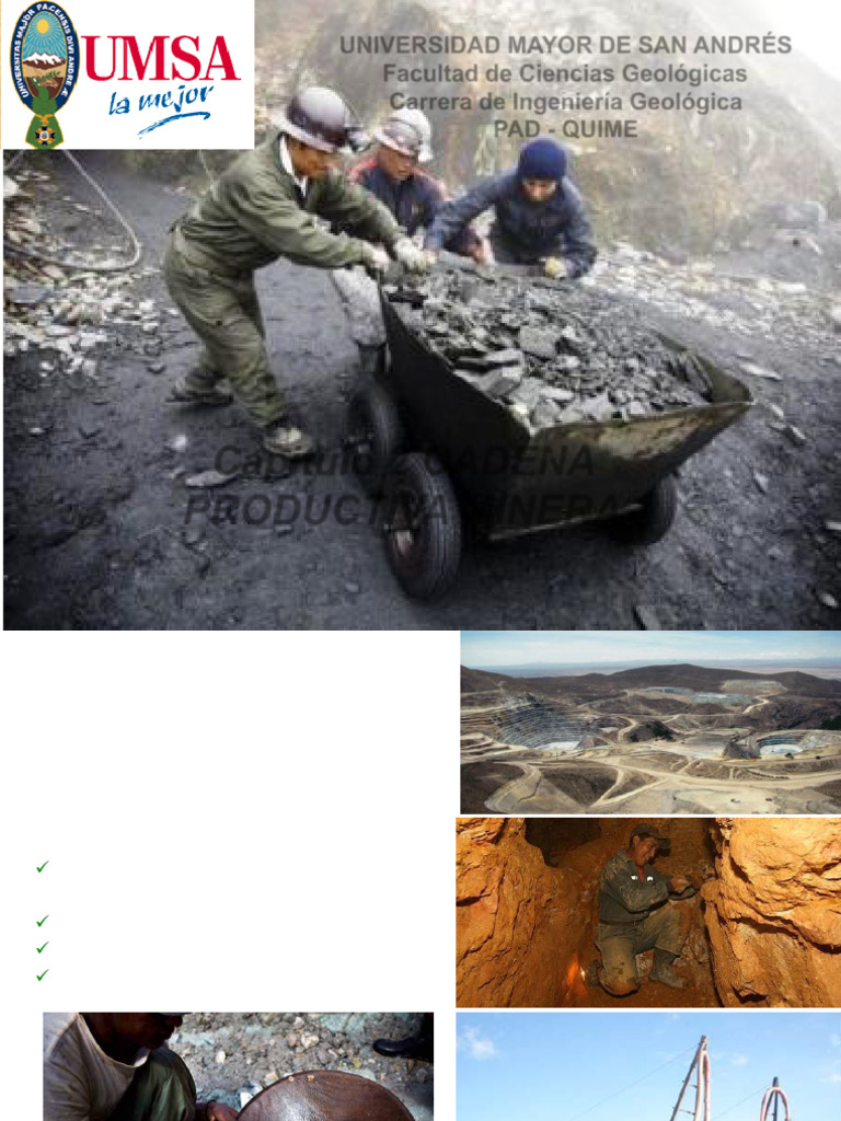 Cadena Productiva de la Minería | PDF | Minería | Evaluación de impacto ...