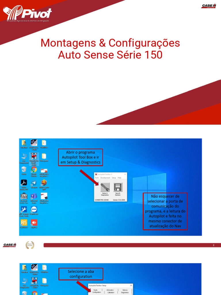 Configuração do Auto Sense Série 150 | PDF