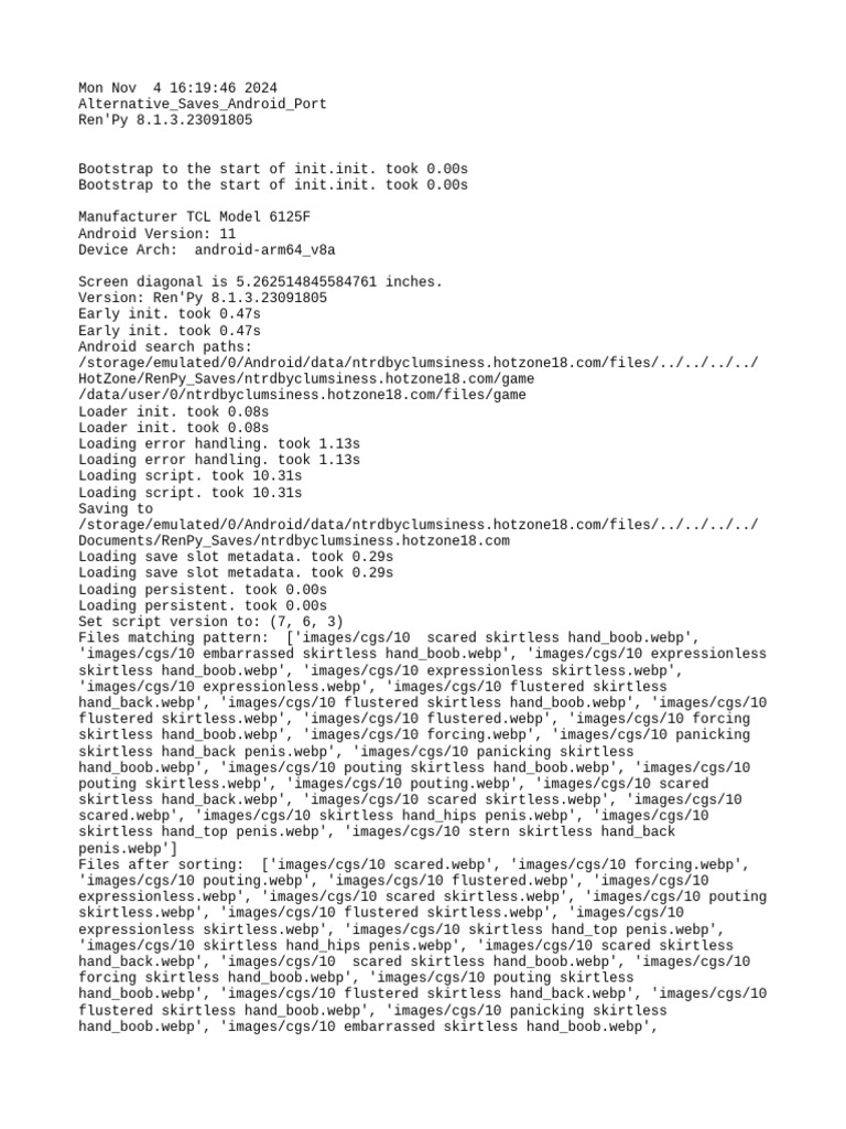 Ren'Py Save Management on Android | PDF | Computing | Computer Graphics