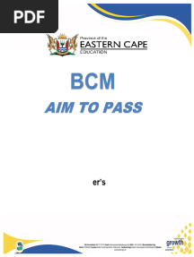 BCM Revision Paper 2 2024 - Aim To Pass MG