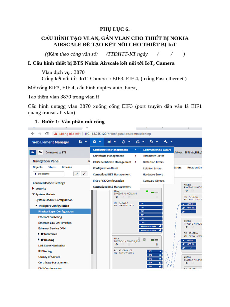PL5-Huong Dan Cau Hinh Ket Noi Giam Sat Thiet Bi IoT | PDF