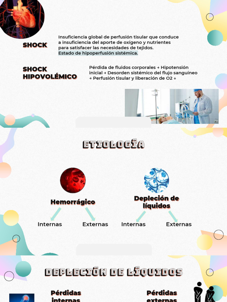 Choque Hipovolemico 185286 Downloadable 1564862 | PDF | Enfermedades y ...