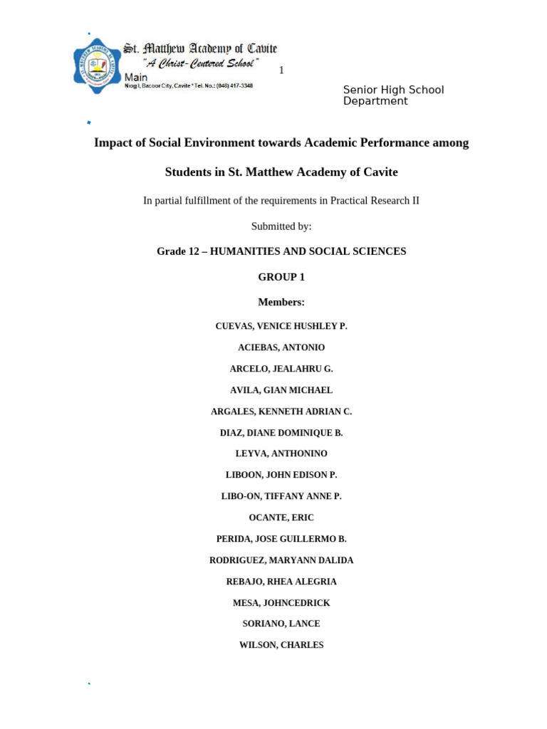 Practical Research Group 1 1 | PDF | Learning | Psychology
