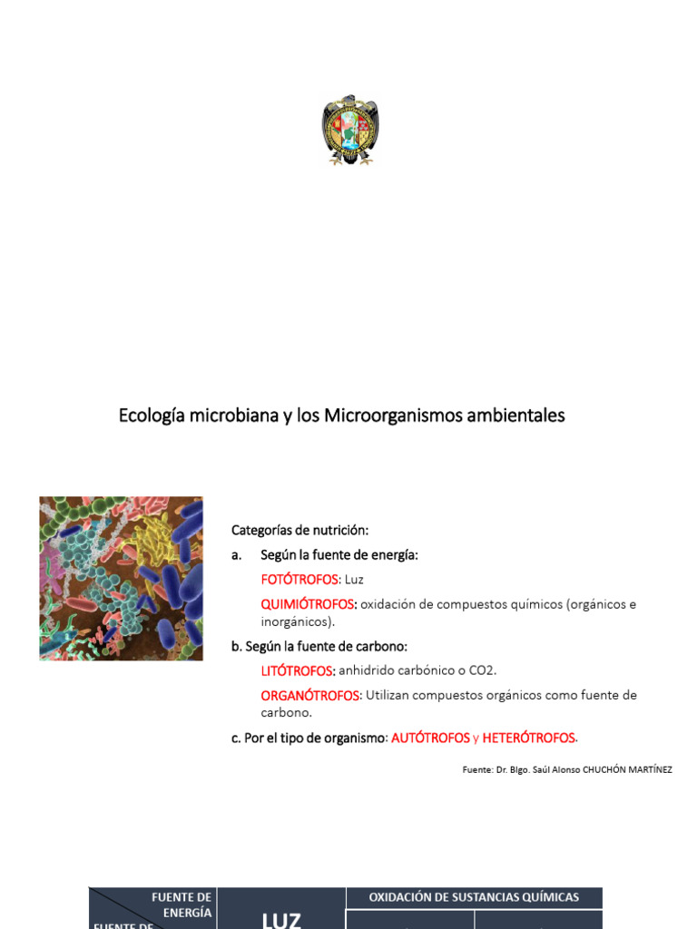 Diversidad Microbiana y Nutrición Ambiental | PDF | Las bacterias ...