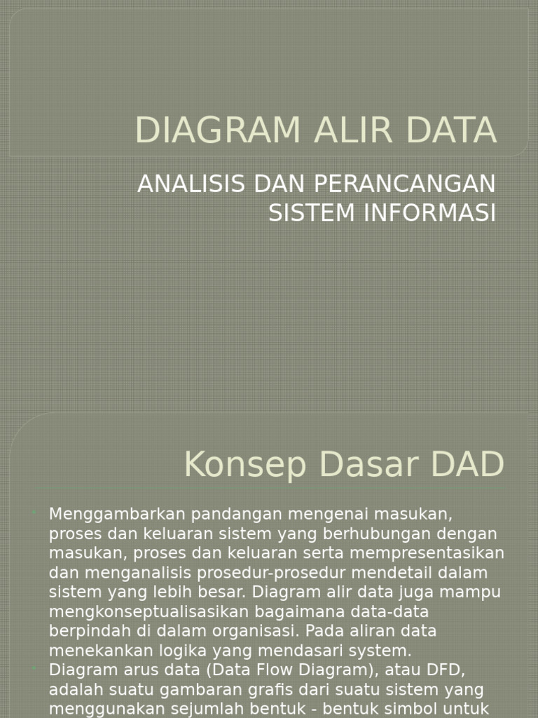 Pertemuan Ke 4 - DIAGRAM ALIR DATA | PDF