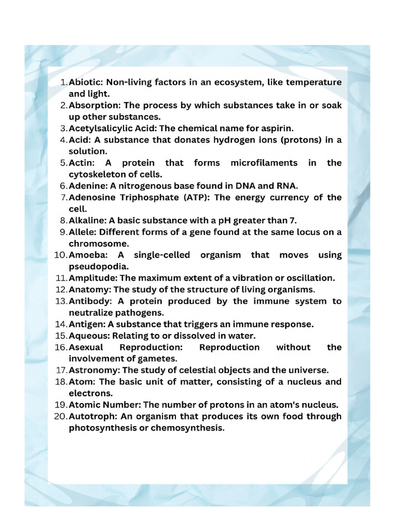 Dictionary (Science) | PDF