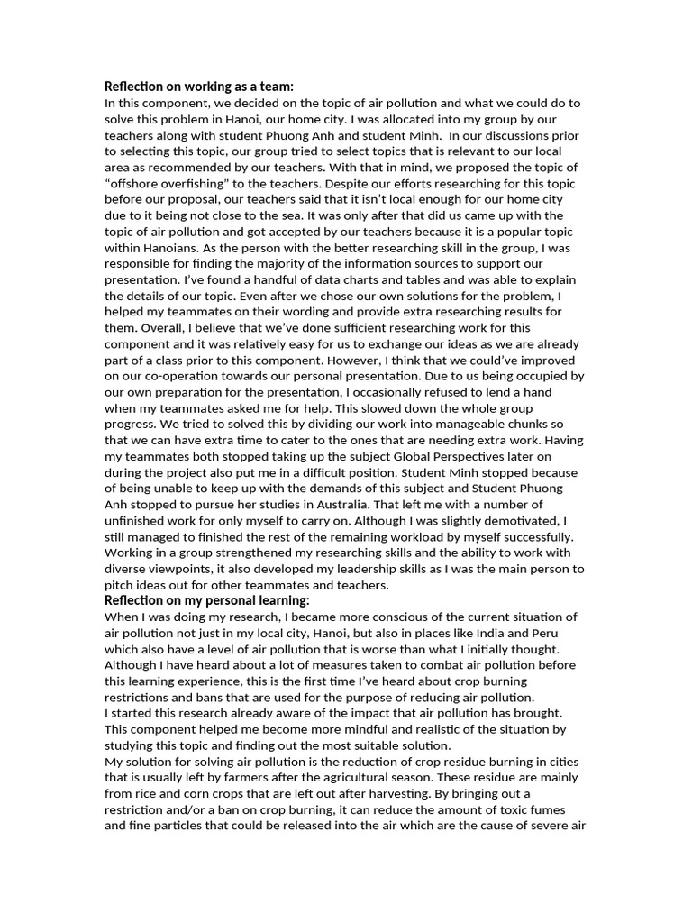 VN287 - 0005 - Reflective Paper | PDF