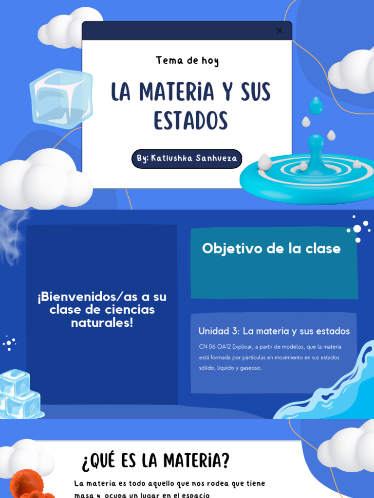 La Materia y Sus Estados | PDF | Gases | Importar
