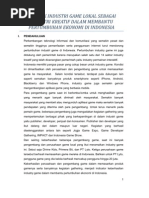 Download Prospek Industri Game Lokal Sebagai Industri Kreatif Dalam Membantu Pertumbuhan Ekonomi Di Indonesia by avhan SN79157671 doc pdf