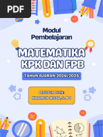 Modul Ajar KPK Dan FPB Matematika Kelas 5 | PDF