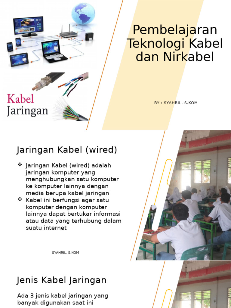 Teknologi Jaringan Kabel dan Nirkabel | PDF