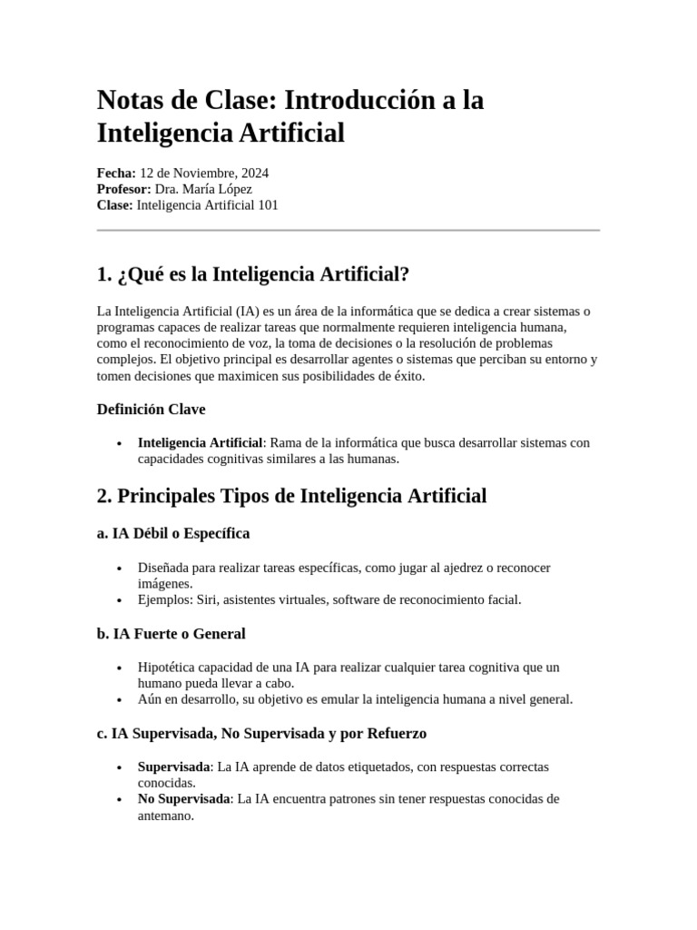 Introducción a la IA No Supervisada | PDF | Inteligencia artificial ...