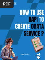 OData ABAP Service with BAPI Mapping | PDF | Computer Programming ...