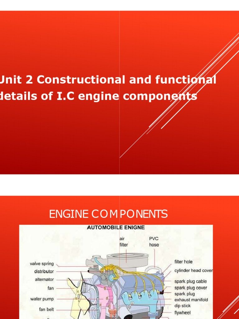 Engine Construction Details - Unit2 | PDF | Internal Combustion Engine ...